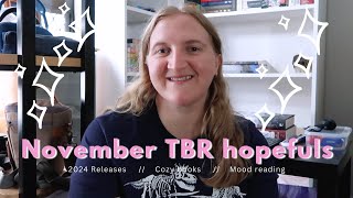 My hopes for reading in November  November TBR  2024 [upl. by Odnumyar]