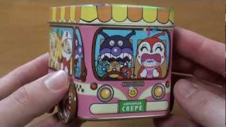 Anpanman Chocolate Tin アンパンマン チョコレート Crepe Truck [upl. by Eenerb]