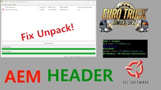 SCS Unpack AEM Locked Mod  ETS 2 Mod Unlocker  SCS Extractor 2024 [upl. by Karry725]