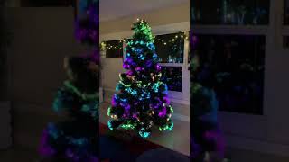 Loving the Hammacher Schlemmer LED light show Christmas tree [upl. by Rimahs663]