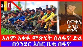 አለም አቀፉ የጦር መፅሄት ADF ስለፋኖ ያስነበበውበመቀሌ 5 ቦታ የተወጋው መምህርየአንገረብ እስርቤት ላይ ፋኖበደምበያ ሙሉ ሬጅመንት ፋኖ ማረከ [upl. by Asiret]