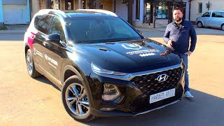 Hyundai Santa Fe 2019 полный обзор и тестдрайв новой модели [upl. by Johen883]