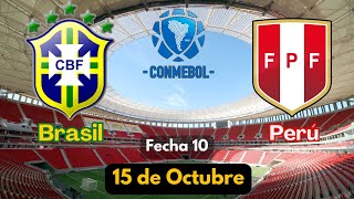 PRONÓSTICO Brasil vs Perú 🔥🏆  Eliminatorias sudamericanas  futbol conmebol brasil peru fifa [upl. by Benenson]