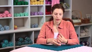 How to Knit a Pointed Scarf  Knitting Tips amp Lessons [upl. by Lovell]