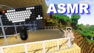 ASMR Gaming Minecraft Survival Keyboard Sounds Soft Speaking [upl. by Nie]