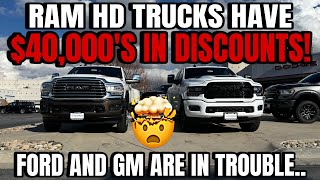 RAM Trucks Have 40000 In Discounts FORD AND GM ARE IN TROUBLE [upl. by Etiam]