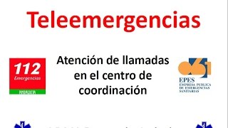 Atención de llamada en el centro de coordinación Alertante061 [upl. by Leirda]