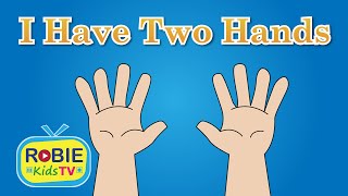 I Have Two Hands  Nursery Rhymes for Children  Animated Kids Song [upl. by Anihpesoj]