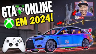 Como ESTÁ o GTA 5 ONLINE no XBOX SERIES em 2024 [upl. by Cicenia]