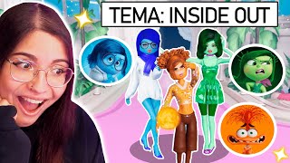 OBLIGUÉ a TODOS a VESTIRSE de INSIDE OUT en DRESS TO IMPRESS Roblox 🤗 [upl. by Gide17]