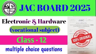 📚Electronic amp Hardware Class 12।। vvi Mcq board exam 2025🆕📕 [upl. by Eydie901]