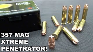 357 MAG Xtreme Penetrator Lehigh Defense 140gr XP [upl. by Nosecyrb]