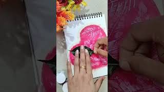 leaf heart painting tagyourlove artbyjyoti0 youtubeshorts jyotiartcreations jyotiart painting [upl. by Smiga717]