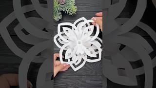 WoW 😍 Easy Paper Snowflake Christmas Decorations 2024 [upl. by Glanville]