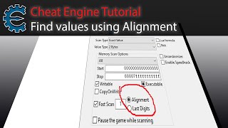 Cheat Engine tutorial finding difficult values using Alignment search [upl. by Nilved]