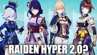 Introducing quotTHE HYPER CARRY RAIDEN 20quot Furina New Meta [upl. by Annovoj]