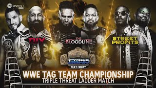 The Bloodline vs The Street Profits vs DIY 22 SmackDown Oct 4 2024 [upl. by Walston]