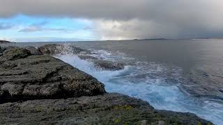 Crashing waves North Atlantic Norway [upl. by Ardenia]