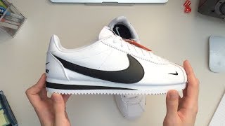 Nike Cortez Premium Swoosh Unboxing [upl. by Yartnoed]