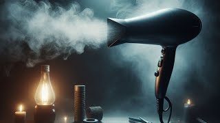 Blow Hair Dryer White Noise 1 Hour  Hair Dryer Sounds For Baby Sleep  Hairdryer Sound ASMR [upl. by Fitzger]