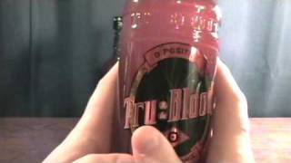 True Blood O Positive Collectible Drink Bottle review [upl. by Eilrebma]