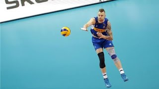 Ivan Zaytsev Volleyball Spikes analysisItaly Volleyball legend [upl. by Ahron]