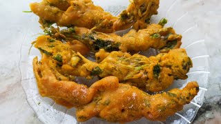 Crispy Dhaniya Pakoda  Dhonepata BoraChop  Kothambir Pakore  Dipannitas Cooking Channel [upl. by Ander]