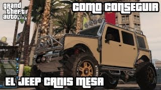 GTA 5  Como conseguir el JEEP CANIS MESA MerryWeather [upl. by Brooking631]