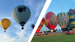 Doncaster Balloon Festival 2024  Friday Tether Launch and Glow [upl. by Chrystel]