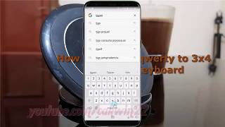 Android Nougat  How to change qwerty to 3x4 Samsung Keyboard in Samsung Galaxy S8 or S8 [upl. by Bazluke860]