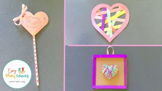 3 Easy DIY Mothers Day Crafts  Homemade Mothers Day Gift Ideas [upl. by Ecnarual887]