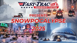 Snowpocalpyse 2025  A Snowmobilers Dream Ride Through The Midwest [upl. by Doownyl]