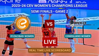 Eczacibasi Vs Conegliano LIVE Score UPDATE Today Volleyball CEV Womens Champions League Mar 20 2024 [upl. by Ahmed501]