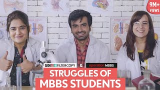 FilterCopy  Struggles Of MBBS Students  Ft Ayush Mehra Anshul Chauhan and Sarah Hashmi [upl. by Aisa]