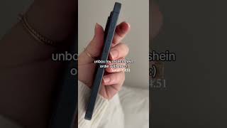 Unbox my Shein order with me foryou smartphone unboxing iphone sheinhaul [upl. by Eelrahs]