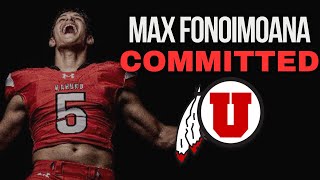 Max Fonoimoana  Utah Utes Recruiting [upl. by Atsirt6]