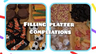 Compliations ASMR Filling platter viral asmr satisfying [upl. by Dlareme]