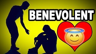 Learn English Words BENEVOLENT  Meaning Vocabulary with Pictures and Examples [upl. by Kimber]