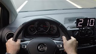 VOLKSWAGEN UP 10 TSI TOP SPEED 100 ORIGINAL VDO [upl. by Aelram]