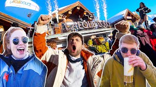 Crazy Apres Party At La Follie Douce Meribel  Alps Ski Vlog 2022 [upl. by Bedelia]