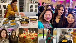 Pakistani celebrities sey mulaqat  husband key birthday 🎂Beti ney banaya hairstyle [upl. by Drofxer160]