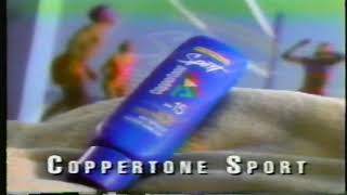 Coppertone Sport Sunscreen 1993 Commercial [upl. by Thgirw]