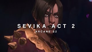 Sevika Season 2 Act 2 Scenes for Editing  ARCANE [upl. by Orella]