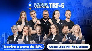 🚀 TRF5 Concurso  AULÃO PRÉPROVA  Analista Judiciário [upl. by Aicelet]