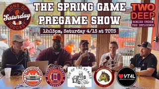 The Spring Game Pregame Show [upl. by Airetas252]