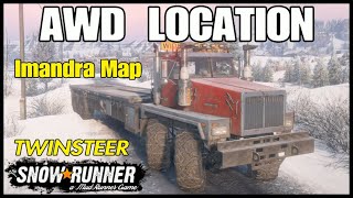 SNOWRUNNER AWD WESTERN STAR TWIN STEER UPGRADE LOCATION [upl. by Llibyc]