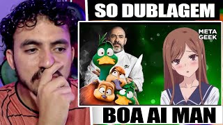 MICOS DA DUBLAGEM BRASILEIRA 😐🇧🇷  Leozin React [upl. by Elise]