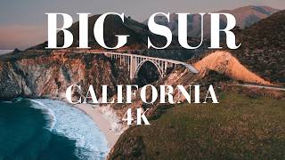 Big Sur California USA  4K Drone Video [upl. by Irrac]