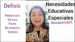 NECESIDADES EDUCATIVAS ESPECIALES [upl. by Eppie]