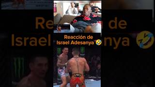 Reacción de Israel Adesanya 🤣 iliatopuria ufc mma ufc308 ufcespaña [upl. by Itraa]